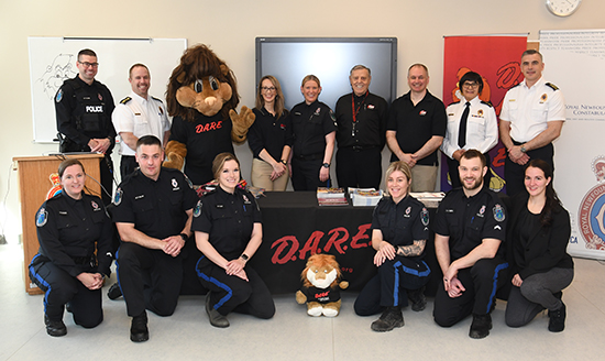 DARE Canada Training Team, RNC management & DARE trained officers from every region of RNC